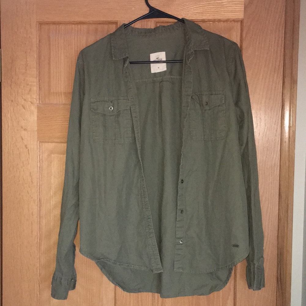 Hollister Army Green Top